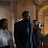 Black Lightning -- "The Book of Resistance: Chapter One" -- Image BLK306b_0216r.jpg -- Pictured (L-R): Nafessa Williams as Anissa, Cress Williams as Jefferson, Christine Adams as Lynn and Adetinpo Thomas as Jamillah Olsen -- Photo: Annette Brown/The CW -- © 2019 The CW Network, LLC. All rights reserved.