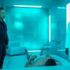 Black Lightning -- "The Book of Resistance: Chapter Two" -- Image Number: BLK307a_0034r.jpg -- Pictured (L-R): James Remar as Gambi, Jordan Calloway as Khalil/Painkiller and Christine Adams as Lynn -- Photo: Annette Brown/The CW -- © 2019 The CW Network, LLC. All rights reserved.