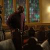 Black Lightning -- "The Book of Resistance: Chapter Two" -- Image Number: BLK307b_0110r.jpg -- Pictured (L-R): Nafessa Williams as Blackbird, Clifton Powell as Reverend Holt and Damon Gupton as Inspector Bill Henderson -- Photo: Mark Hill/The CW -- © 2019 The CW Network, LLC. All rights reserved.