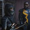 Black Lightning -- "The Book of Resistance: Chapter Four: Third Stone from the Sun" -- Image Number: BLK309b_1271r.jpg -- Pictured (L-R): Nafessa Williams as Blackbird and Cress Williams as Black Lightning -- Photo: Josh Stringer/The CW -- © 2019 The CW Network, LLC. All rights reserved.