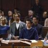 "The Necklace"--Dr. Jason Bull (Michael Weatherly), the brilliant, brash founder of a prolific trial consulting firm, combines psychology, human intuition and high tech data to create winning strategies that steer high-stakes trials in his clients\' favor, on the series premiere of BULL, Tuesday, Sept. 20 (10:00-11:00 PM, ET/PT), on the CBS Television Network. Pictured L-R: Geneva Carr as Marissa Morgan, Michael Weatherly as Dr. Jason Bull, Luke Slattery as Brandon Peters, Freddy Rodriguez as  Benny ColÃÂ³n, and Dena Tyler as Liberty Davis Photo: David M. Russell/CBS ÃÂ©2016 CBS Broadcasting, Inc. All Rights Reserved