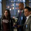 "Unambiguous"-- Bull and his team tackle jury bias against their client, a woman on trial for the murder of a star athlete she very publicly accused of assaulting her, on a popular podcast. Also, the case brings Benny face-to-face with his former flame, Amanda (Tiffany Villarin), a fellow attorney he hasn\'t seen since their breakup, on BULL, Tuesday, Oct. 11 (9:00-10:00 PM, ET/PT) on the CBS Television Network. Pictured L-R: Annabelle Attanasio as Cable McCrory, Chris Jackson as Chunk Palmer, and Freddy Rodriguez as  Benny ColÃÂ³n Photo: Craig Blankenhorn/CBS ÃÂ©2016 CBS Broadcasting, Inc. All Rights Reserved