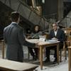 "Stockholm Syndrome"--A woman whose husband Danny helped to imprison, detonates a bomb at the TAC offices and takes the team hostage to force Bull to prove the man\'s innocence, on BULL, Tuesday, Jan. 24 (9:00-10:00 PM, ET/PT) on the CBS Television Network. Pictured L-R: Freddy Rodriguez as Benny ColÃÂ³n, Christina Jackson as Laurel Guthrie, and Michael Weatherly as Dr. Jason Bull Photo: David M. Russell/CBS ÃÂ©2016CBS Broadcasting, Inc. All Rights Reserved