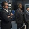 "Stockholm Syndrome"--A woman whose husband Danny helped to imprison, detonates a bomb at the TAC offices and takes the team hostage to force Bull to prove the man\'s innocence, on BULL, Tuesday, Jan. 24 (9:00-10:00 PM, ET/PT) on the CBS Television Network. Pictured L-R: Michael Weatherly as Dr. Jason Bull, Chris Jackson as Chunk Palmer, Freddy Rodriguez as Benny ColÃÂ³n, and Geneva Carr as Marissa Morgan Photo: David M. Russell/CBS ÃÂ©2016CBS Broadcasting, Inc. All Rights Reserved