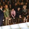 "Dressed To Kill"--Bull and Chunk\'s bond is tested when Bull helps the prime suspect in the murder of Chunk\'s fashion mentor, Nella Wester, a former model-turned-designer, killed during her own runway show, on BULL, Tuesday, April 4 (9:00-10:00 PM, ET/PT) on the CBS Television Network. Pictured L-R: Michael Weatherly as Dr. Jason Bull, Chris Jackson as Chunk Palmer, and Miss Jay as himself Photo: John Paul Filo/CBS ÃÂ©2017CBS Broadcasting Inc. All Rights Reserved