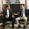 "Already Gone"-- Bull impulsively agrees to have Benny represent Adam Harris (Sam Vartholomeos), a young man charged with murder for helping his terminally ill girlfriend end her life, a decision which clashes with Benny\'s religious beliefs, on BULL, Tuesday, Oct. 3 (9:00-10:00 PM, ET/PT) on the CBS Television Network. Pictured L-R: Michael Weatherly as Dr. Jason Bull and Sam Vartholomeos as Adam Harris Photo: John Paul Filo/CBS ÃÂ©2017 CBS Broadcasting, Inc. All Rights Reserved