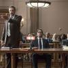"The Illusion of Control"-- Bull hires an eccentric lawyer to represent him when a celebrity sues him after his advice regarding her custody case backfires, on BULL, Tuesday, Oct 17 (9:00-10:00 PM, ET/PT) on the CBS Television Network. Pictured L-R: Brad Garrett as Ron Getman, Michael Weatherly as Dr. Jason Bull, and Freddy Rodriguez as Benny ColÃÂ³n Photo: David Giesbrecht/CBS ÃÂ©2017 CBS Broadcasting, Inc. All Rights Reserved