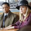 "The Illusion of Control"-- Bull hires an eccentric lawyer to represent him when a celebrity sues him after his advice regarding her custody case backfires, on BULL, Tuesday, Oct 17 (9:00-10:00 PM, ET/PT) on the CBS Television Network. Pictured L-R: Joe Holt as Kellan King and Cara Buono as Amaya Andrews Photo: John Paul Filo/CBS ÃÂ©2017 CBS Broadcasting, Inc. All Rights Reserved