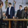 "Play the Hand You\'re Dealt"--Bull must navigate the unfamiliar rules of a Native American tribal court when he agrees to help his college roommate, who has been arrested for murder at the reservation he lives on, on BULL, Tuesday, Oct 24 (9:00-10:00 PM, ET/PT) on the CBS Television Network. Pictured L-R: Nathaniel Arcand as Makya "Mack" Begay, Michael Weatherly as Dr. Jason Bull, Freddy Rodriguez as Benny ColÃÂ³n, Jaime Lee Kirchner as Danny James, and Alex Neumeier as Taima Peshlakai Photo: Jojo Whilden/CBS ÃÂ©2017 CBS Broadcasting, Inc. All Rights Reserved