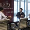 "The Devil, The Detail"-- Bull agrees to help the parents of a former employee sue a drug company when their son commits suicide during a drug trial. However, the task is complicated when the company brings in their own trial scientist, Arti Cander (Emmy Award winner Archie Panjabi), on BULL, Tuesday, Nov 14 (9:00-10:00 PM, ET/PT) on the CBS Television Network. Pictured L-R: Archie Punjabi as Arti Cander, Freddy Rodriguez as Benny ColÃÂ³n, and Michael Weatherly as Dr. Jason Bull Photo: David Giesbrecht/CBS ÃÂ©2017 CBS Broadcasting, Inc. All Rights Reserved