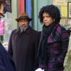 "Forfeiture" -  The TAC team works tandem cases when Chunk represents his first legal client, Darius Lambert (Brian Bradley), a young man facing federal counterfeiting charges, and Bull represents Darius\' grandfather, Willie Lambert (Ben Vereen), who may lose his business to the FBI for owning the barbershop where the fake goods were sold, on BULL, Monday, Feb. 25 (10:00-11:00 PM, ET/PT) on the CBS Television Network.  Pictured L-R: Michael Weatherly as Dr. Jason Bull, Ben Vereen as Willie Lambert, Ashley Bryant as Sasha Lambert, and Brian Bradley as Darius Lambert Photo: David Giesbrecht/CBS  ÃÂ©2018 CBS Broadcasting Inc. All Rights Reserved.