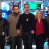 "The Evil Twin" -- Avery and her team investigate the murder of a woman whose electronic devices indicate that she was alive for three days after her official time of death, on CSI: CYBER, Wednesday, April 15 (10:00-11:00 PM, ET/PT), on the CBS Television Network.  Pictured: (L-R) Shad Moss, Charlie Koontz, James Van Der Beek, Patricia Arquette, Peter MacNicol and Hayley Kiyoko  Photo: Best Possible Screen Grab/CBS ÃÂ©2014 CBS Broadcasting, Inc. All Rights Reserved