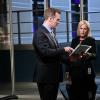 "URL, Interrupted" -- The Cyber team investigates when a high school victim of intense cyberbullying by her classmates pledges to retaliate, on CSI: CYBER, on a special night, Tuesday, April 21 (10:00-11:00 PM, ET/PT), on the CBS Television Network.   Pictured: (L-R) James Van Der Beek and Patricia Arquette Photo: Sonja Flemming/CBS ÃÂ©2015 CBS Broadcasting, Inc. All Rights Reserved