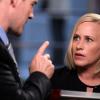 "URL, Interrupted" -- The Cyber team investigates when a high school victim of intense cyberbullying by her classmates pledges to retaliate, on CSI: CYBER, on a special night, Tuesday, April 21 (10:00-11:00 PM, ET/PT), on the CBS Television Network.   Pictured: (L-R) James Van Der Beek and Patricia Arquette Photo: Sonja Flemming/CBS ÃÂ©2015 CBS Broadcasting, Inc. All Rights Reserved