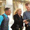 "L0m1s" -- The cyber crime team investigates when nine planes that departed from the same airport face a coordinated Wi-Fi attack while in flight, on CSI: CYBER, Wednesday, April 29 (10:00-11:00 PM, ET/PT), on the CBS Television Network.   Pictured: (L-R) Shad Moss, Patricia Arquette, James Van Der Beek Photo: Darren Michaels/CBS ÃÂ©2014 CBS Broadcasting Inc. All Rights Reserved.