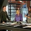 "Ghost In The Machine" -- The cyber team tracks a killer who hacks into a popular online game and tricks gamers into delivering illegal weapons, on CSI: CYBER, on a special night, Tuesday, May 12 (10:01-11:00 PM, ET/PT), on the CBS Television Network.   Pictured: (L-R) James Van Der Beek, Patricia Arquette and Charlie Koontz Photo: Michael Yarish/CBS ÃÂ©2015 CBS Broadcasting, Inc. All Rights Reserved