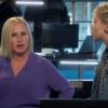 "Ghost In The Machine" -- The cyber team tracks a killer who hacks into a popular online game and tricks gamers into delivering illegal weapons, on CSI: CYBER, on a special night, Tuesday, May 12 (10:01-11:00 PM, ET/PT), on the CBS Television Network.   Pictured: (L-R) Patricia Arquette and Hayley Kiyoko Photo: Screen Grab/ CBS ÃÂ©2015 CBS Broadcasting, Inc. All Rights Reserved