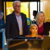 "hack E.R." -- When a hacker takes control of all networked medical devices at a hospital in Dallas and threatens to kill one patient every hour if his demands are not met, the Cyber team must find the source and figure out how they accessed an airtight security system, on CSI: CYBER, Sunday, Nov. 1 (10:00 PM-11:00 PM, ET/PT) on the CBS Television Network.  Pictured: (L-R) Ted Danson, Hayley Kiyoko and Patricia Arquette  Photo: Richard Cartwright/CBS ÃÂ©2015 CBS Broadcasting, Inc. All Rights Reserved