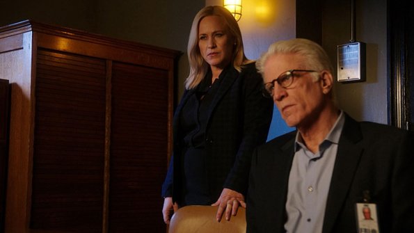 "Fit-and-Run" -- When a jogger\'s body is found, the Cyber team use the fitness tracker she was wearing at the time of the murder to retrace her steps for the entire night leading up to her death, on CSI: CYBER, Sunday, Feb. 21 (10:00-11:00 PM, ET/PT) on the CBS Television Network. Pictured left to right: Patricia Arquette and Ted Danson  Framegrab: CBS ÃÂ©2016 CBS Broadcasting, Inc. All Rights Reserved