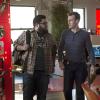 "Flash Squad" -- The Cyber team investigates when users of a traffic app are rerouted to remote locations and robbed by masked women. Also, Russell reconnects with Greer Latimore (Kelly Preston) after the team completes business in Los Angeles, on CSI: CYBER, Wednesday, March 9 (10:00-11:00 PM, ET/PT) on the CBS Television Network. Pictured left to right: Charley Koontz and James Van Der Beek Photo: Neil Jacobs/CBS ÃÂ©2016 CBS Broadcasting, Inc. All Rights Reserved