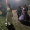 Charmed -- "Sweet Tooth" -- Image Number: CMD103a_0188.jpg -- Pictured (L-R): Madeleine Mantock as Macy, Melonie Diaz as Mel, Sarah Jeffery as Maggie and Rupert Evans as Harry -- Photo: Jack Rowand/The CW -- ÃÂ© 2018 The CW Network, LLC. All rights reserved.