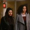 Charmed -- "Keep Calm and Harry On" -- Image Number: CMD110b_0148.jpg -- Pictured (L-R): Melonie Diaz as Mel and Madeleine Mantock as Macy -- Photo: Diyah Pera/The CW -- ÃÂ© 2019 The CW Network, LLC. All Rights Reserved