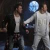 Charmed -- "Touched By A Demon" -- Image Number: CMD114a_0206.jpg -- Pictured (L-R): Jimmy Tatro as Gideon and Scott Porter as Levi -- Photo: Michael Courtney/The CW -- ÃÂ© 2019 The CW Network, LLC. All Rights Reserved.