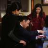 Charmed -- "Touched By A Demon" -- Image Number: CMD114b_0272.jpg -- Pictured (L-R): Melonie Diaz as Mel, Rupert Evans as Harry, Sarah Jeffery as Maggie and Madeleine Mantock as Macy -- Photo: Diyah Peray/The CW -- ÃÂ© 2019 The CW Network, LLC. All Rights Reserved.