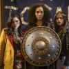 Charmed -- "Switches & Stones -- Image Number: CMD115b_0544.jpg -- Pictured (L-R): Melonie Diaz as Mel, Madeleine Mantock as Macy and Sarah Jeffery as Maggie -- Photo: Colin Bentley/The CW --  ÃÂ© 2019 The CW Network, LLC. All rights reserved.
