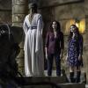 Charmed -- "Breaking the Cycle" -- Image Number: CMD213B_0264b.jpg -- Pictured (L-R): Madeleine Mantock as Macy, Melonie Diaz as Mel and Sarah Jeffery as Maggie -- Photo: Colin Bentley/The CW -- © 2020 The CW Network, LLC. All Rights Reserved.