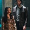 Charmed -- "Sudden Death" -- Image Number: CMD214B_0349b.jpg -- Pictured (L-R): Sarah Jeffery as Maggie and Jordan Danica as Jordan -- Photo: Shane Harvey/The CW -- © 2020 The CW Network, LLC. All Rights Reserved.