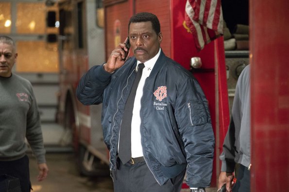 CHICAGO FIRE -- "Until The Weather Breaks" Episode 719 -- Pictured: Eamonn Walker as Wallace Boden -- (Photo by: Parrish Lewis/NBC)