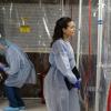 CHICAGO MED- "Infection Part II" Episode 506 -- Pictured: (l-r) Torrey DeVitto as Dr. Natalie Manning, Tracy Spiridakos as Det. Hailey Upton -- (Photo by: Liz SissonNBC)