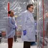 CHICAGO MED- "Infection Part II" Episode 506 -- Pictured: (l-r) S. Epatha Merkerson as Sharon Goodwin, Oliver Platt as Dr. Daniel Charles -- (Photo by: Liz SissonNBC)
