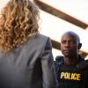 Containment -- "Be Angry at the Sun" -- Image Number: CON103_0858.jpg -- Pictured (L-R): Claudia Black as Dr. Sabine Lommers and David Gyasi as Lex -- Photo: Bob Mahoney/The CW -- ÃÂ© 2015 The CW Network, LLC. All rights reserved.