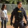 Containment -- "He Stilled the Rising Tumult" -- Image Number: CON106_0079.jpg -- Pictured (L-R): Kristen Gutoskie as Katie and Chris Wood as Jake -- Photo: Quantrell Colbert/The CW -- ÃÂ© 2016 The CW Television Network, LLC. All Rights Reserved.
