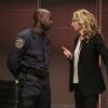 Containment -- "Yes Is the Only Living Thing" -- Image Number: CON112a_0054.jpg -- Pictured (L-R): David Gyasi as Major Lex Carnahan and Claudia Black as Doctor Sabine Lommers -- Photo: Carin Baer/The CW -- ÃÂ© 2016 The CW Network, LLC. All rights reserved.