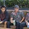 Crazy Ex-Girlfriend -- "I\'m Going to the Beach With Josh and His Friends!" -- Image Number: CEG109a_0066.jpg -- Pictured (L-R): Erick Lopez as Hector, David Hull as White Josh and Santino Fontana as Greg -- Photo: Scott Everett White/The CW -- ÃÂ© 2015 The CW Network, LLC. All rights reserved.