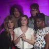 Crazy Ex-Girlfriend --  "That Text Was Not Meant For Josh!"  -- Image Number: CEG111a_0204.jpg -- Pictured (center): Rachel Bloom as Rebecca -- Photo: Scott Everett White/The CW -- ÃÂ© 2016 The CW Network, LLC. All rights reserved.