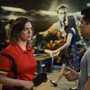 Crazy Ex-Girlfriend -- "When Will Josh Notice How Cool I Am?" --  Image Number: CEG202a_0054.jpg -- Pictured (L-R): Rachel Bloom as Rebecca and Vincent Rodriguez III as Josh -- Photo: Scott Everett White/The CW -- ÃÂ©2016 The CW Network, LLC. All Rights Reserved.