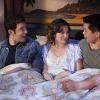 Crazy Ex-Girlfriend -- "All Signs Point To Josh--ÃÂ¦Or is It Josh\'s Friend?" -- Image Number: CEG203b_0031.jpg -- Pictured (L-R): Santino Fontana as Greg, Rachel Bloom as Rebecca and Vincent Rodriguez III as Josh -- Photo: Robert Voets/The CW -- ÃÂÃÂ©2016 The CW Network, LLC. All Rights Reserved.