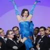 Crazy Ex-Girlfriend -- "All Signs Point To Josh--ÃÂ¦Or is It Josh\'s Friend?" -- Image Number: CEG203b_0364.jpg -- Pictured (center): Rachel Bloom as Rebecca -- Photo: Robert Voets/The CW -- ÃÂÃÂ©2016 The CW Network, LLC. All Rights Reserved.