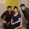 Crazy Ex Girlfriend -- "When Will Josh and His Friend Leave Me Alone?" -- Image Number: CEG204c_0230.jpg -- Pictured (L-R): Vincent Rodriguez III as Josh, Rachel Bloom as Rebecca and Santino Fontana as Greg -- Photo: Robert Voets/The CW --   ÃÂ©2016 The CW Network, LLC  All Rights Reserved.