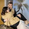 Crazy Ex-Girlfriend -- "Josh is a Liar" -- Image Number: CEG303b_0150.jpg -- Pictured (L-R): Rachel Bloom as Rebecca and Scott Michael Foster as Nathaniel -- Photo: Tyler Golden/The CW -- ÃÂ© 2017 The CW Network, LLC. All Rights Reserved.