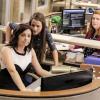 Crazy Ex-Girlfriend -- "Josh is a Liar" -- Image Number: CEG303b_0357.jpg -- Pictured (L-R): Rachel Bloom as Rebecca Ava Acres as Young Rebecca and Donna Lynne Champlin as Paula -- Photo: Tyler Golden/The CW -- ÃÂ© 2017 The CW Network, LLC. All Rights Reserved.