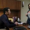 Crazy Ex-Girlfriend -- "Nathaniel Needs My Help!" -- Image Number: CEG308a_0286.jpg -- Pictured (L-R): Jay Hayden as Dr. Shin and Rachel Bloom as Rebecca -- Photo: Scott Everett White/The CW -- ÃÂ© 2017 The CW Network, LLC. All Rights Reserved.