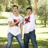 Crazy Ex-Girlfriend -- Nathaniel Gets the Message! -- Image Number: CEG309a_0358.jpg -- Pictured (L-R): Vincent Rodriguez III as Josh and Scott Michael Foster as Nathaniel -- Photo: Greg Gayne/The CW -- ÃÂ© 2017 The CW Network, LLC. All Rights Reserved.