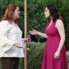 Crazy Ex-Girlfriend -- "Nathaniel and I are Just Friends!" -- Image Number: CEG311b_0356jpg. -- Pictured (L-R): Donna Lynne Champlin as Paula and Rachel Bloom as Rebecca -- Photo: Scott Everett White/The CW -- ÃÂ© 2018 The CW Network, LLC. All Rights Reserved.