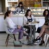 Crazy Ex-Girlfriend -- "I\'m So Happy For You" -- Image Number: CEG405a_0673.jpg -- Pictured (L-R): Donna Lynne Champlin as Paula, Rachel Bloom as Rebecca, Vella Lovell as Heather and Gabrielle Ruiz as Valencia -- Photo: Tyler Golden/The CW -- ÃÂ© 2018 The CW Network, LLC. All Rights Reserved.