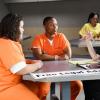 Crazy Ex-Girlfriend -- "I Will Help You" -- Image Number: CEG407a_0052.jpg -- Pictured (L-R): Britney Young as Nicky, Kalea McNeill as Hanifa and Rachel Bloom as Rebecca -- Photo: Greg Gayne/The CW -- ÃÂ© 2018 The CW Network, LLC. All Rights Reserved.